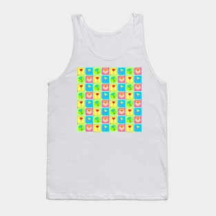 Retro Martini Pattern | Pop Art Tank Top